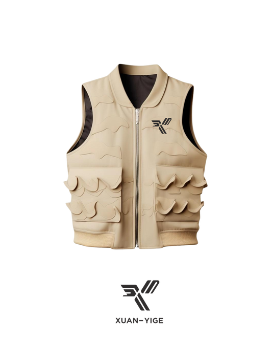Cream Gilet