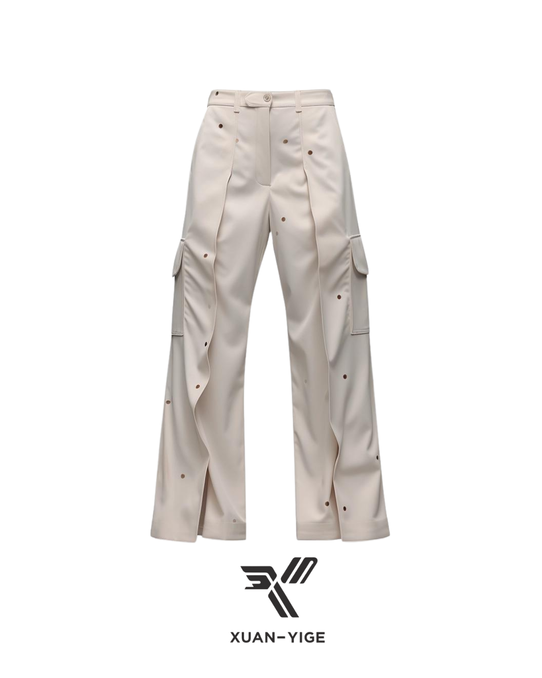 Cream Color Slash Cargo