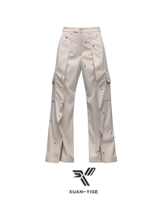 Cream Color Slash Cargo